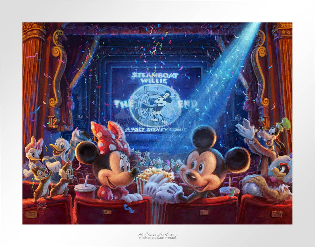 90 Years of Mickey - Limited Edition Paper - SN - (Unframed)