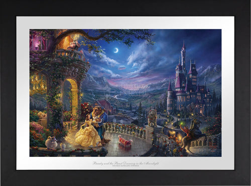 Beauty and the Beast Dancing in the Moonlight - Limited Edition Paper (SN - Standard Numbered) - ArtOfEntertainment.com