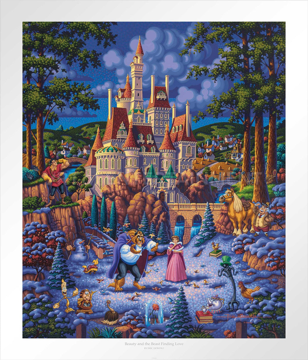 Beauty and the Beast Finding Love - Limited Edition Paper - SN - (Unframed)