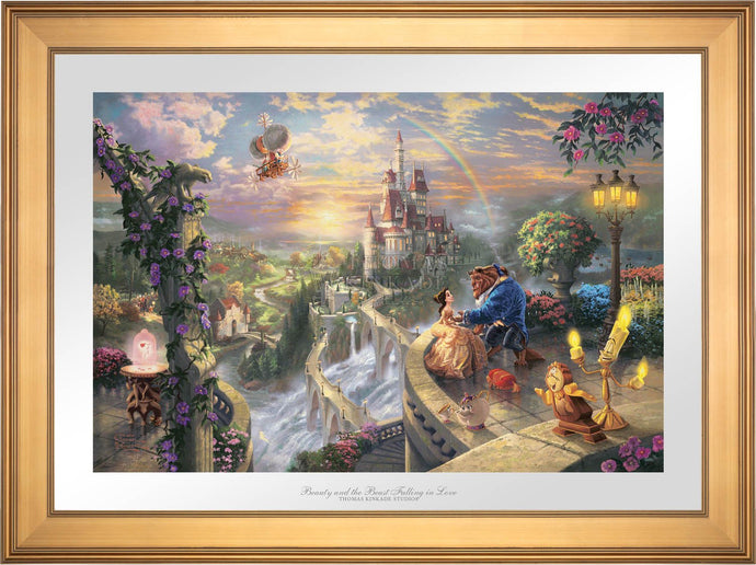 Beauty and the Beast Falling in Love - Limited Edition Paper (SN - Standard Numbered) - ArtOfEntertainment.com