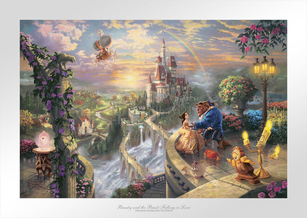 Beauty and the Beast Falling in Love - Limited Edition Paper - SN - (Unframed)