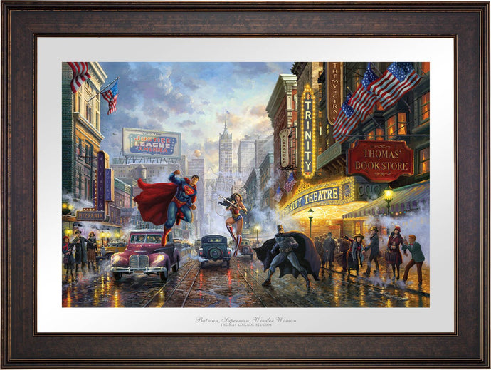 Batman, Superman, Wonder Woman - Limited Edition Paper (SN - Standard Numbered) - ArtOfEntertainment.com
