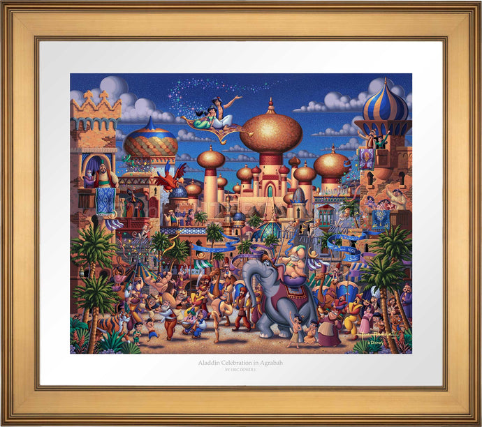 Aladdin - Celebration in Agrabah - Limited Edition Paper (SN - Standard Numbered) - Art Of Entertainment