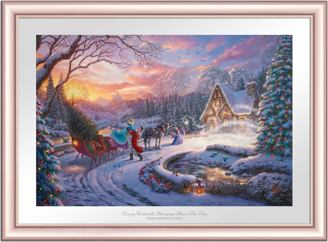 Disney Cinderella Bringing Home the Tree - Limited Edition Paper (SN - Standard Numbered)