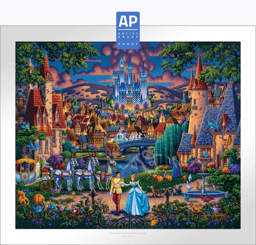 Cinderella's Enchanted Evening - Limited Edition Paper (AP - Artist Proof) - ArtOfEntertainment.com