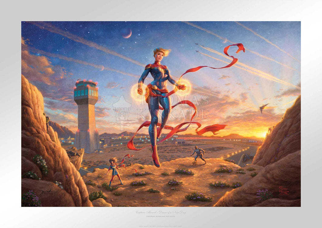 Captain Marvel - Dawn of A New Day - Limited Edition Paper - SN - (Unframed)