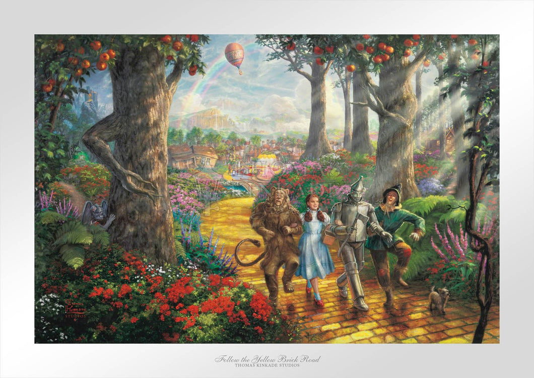 Follow The YELLOW BRICK ROAD - Limited Edition Paper - SN - (Unframed)