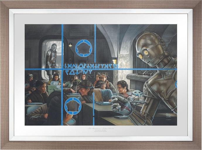 <em>The Mandalorian</em>™ - Getting Schooled - Limited Edition Paper (SN - Standard Numbered) Limited Edition Paper - Art Of Entertainment