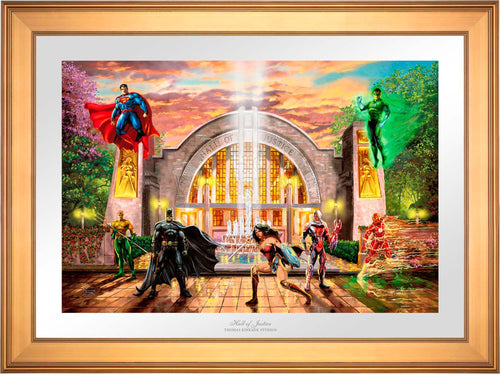 Hall of Justice - Limited Edition Paper (SN - Standard Numbered) - Art Of Entertainment