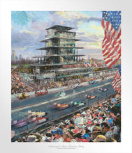Load image into Gallery viewer, Indianapolis Motor Speedway Study - Limited Edition Paper - SN - (Unframed)
