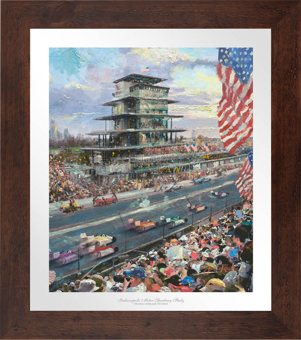 Indianapolis Motor Speedway® 100th Anniversary Study - Limited Edition Paper (SN - Standard Numbered) - ArtOfEntertainment.com