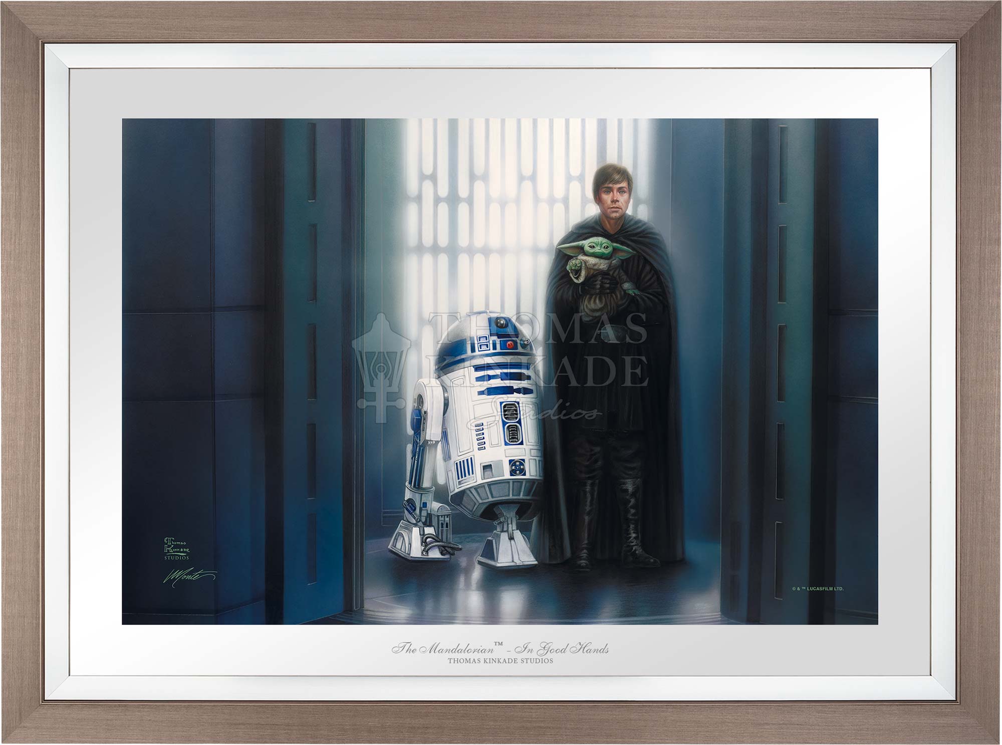 Star Wars Luke Skywalker by Monte Moore buy Limited Print 11x14