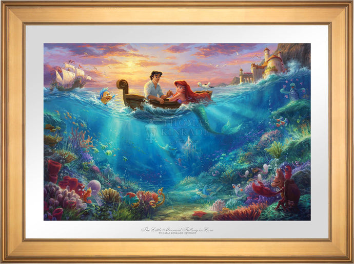 The Little Mermaid Falling in Love - Limited Edition Paper (SN - Standard Numbered) - ArtOfEntertainment.com