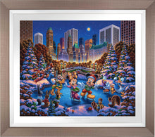 Load image into Gallery viewer, Mickey and Friends Skating in Central Park - Limited Edition Paper (SN - Standard Numbered) - ArtOfEntertainment.com
