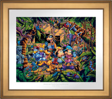 Load image into Gallery viewer, Mickey and Friends Exploring the Jungle - Limited Edition Paper (AP - Artist Proof) - ArtOfEntertainment.com
