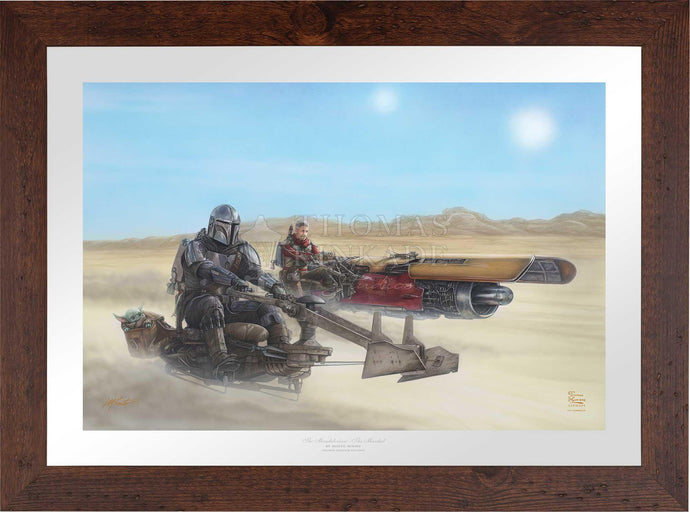 <em>The Mandalorian</em>™ - The Marshal - Limited Edition Paper (SN - Standard Numbered) - Art Of Entertainment