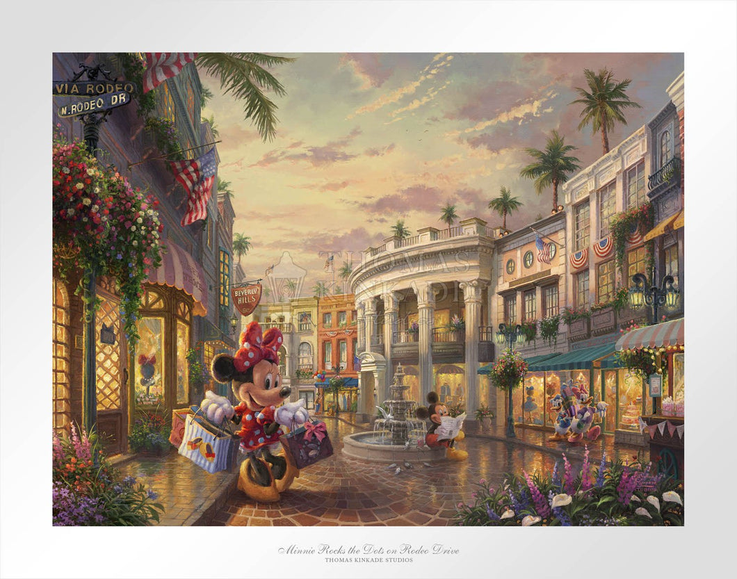 Minnie Rocks the Dots on Rodeo Drive - Limited Edition Paper - SN - (Unframed)