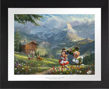 Load image into Gallery viewer, Mickey and Minnie in Alps - Limited Edition Paper (SN - Standard Numbered) - ArtOfEntertainment.com
