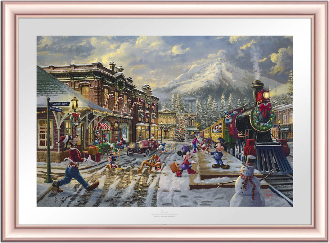 Disney Mickey and Minnie Candy Cane Express - Limited Edition Paper (SN - Standard Numbered)