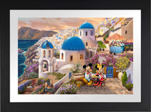 Load image into Gallery viewer, Disney Mickey and Minnie in Greece - Limited Edition Paper (SN - Standard Numbered) - Art Of Entertainment
