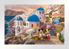 Load image into Gallery viewer, Mickey and Minnie in Greece, Disney - Limited Edition Paper - SN - (Unframed)
