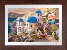 Load image into Gallery viewer, Disney Mickey and Minnie in Greece - Limited Edition Paper (SN - Standard Numbered) - Art Of Entertainment
