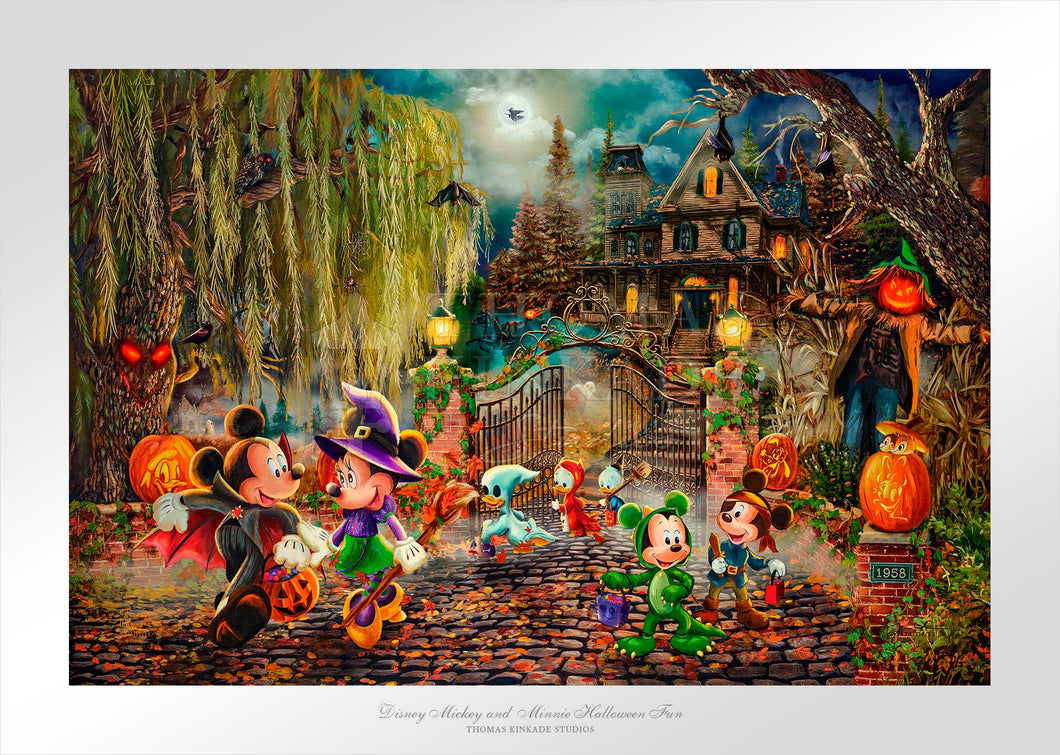 Disney Mickey and Minnie Halloween Fun - Limited Edition Paper (SN - Standard Numbered)