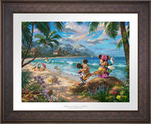 Load image into Gallery viewer, Mickey and Minnie in Hawaii - Limited Edition Paper (SN - Standard Numbered) - ArtOfEntertainment.com
