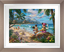 Load image into Gallery viewer, Mickey and Minnie in Hawaii - Limited Edition Paper (SN - Standard Numbered) - ArtOfEntertainment.com
