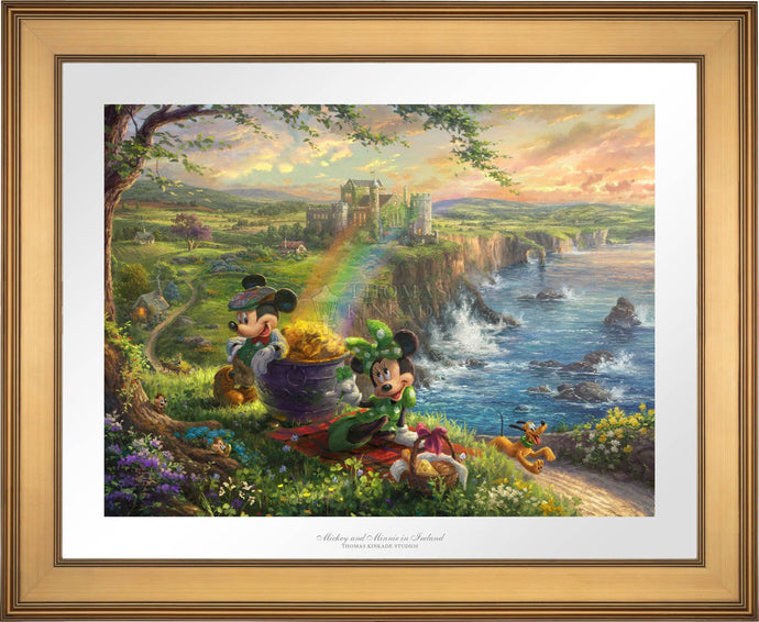 Mickey and Minnie in Ireland - Limited Edition Paper (SN - Standard Numbered) - ArtOfEntertainment.com