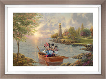 Load image into Gallery viewer, Mickey and Minnie Lighthouse Cove - Limited Edition Paper (SN - Standard Numbered) - ArtOfEntertainment.com
