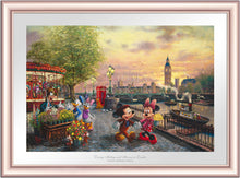 Load image into Gallery viewer, Disney Mickey and Minnie in London - Limited Edition Paper (SN - Standard Numbered)
