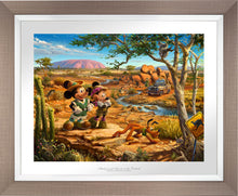 Load image into Gallery viewer, Mickey and Minnie in the Outback - Limited Edition Paper (SN - Standard Numbered) - ArtOfEntertainment.com
