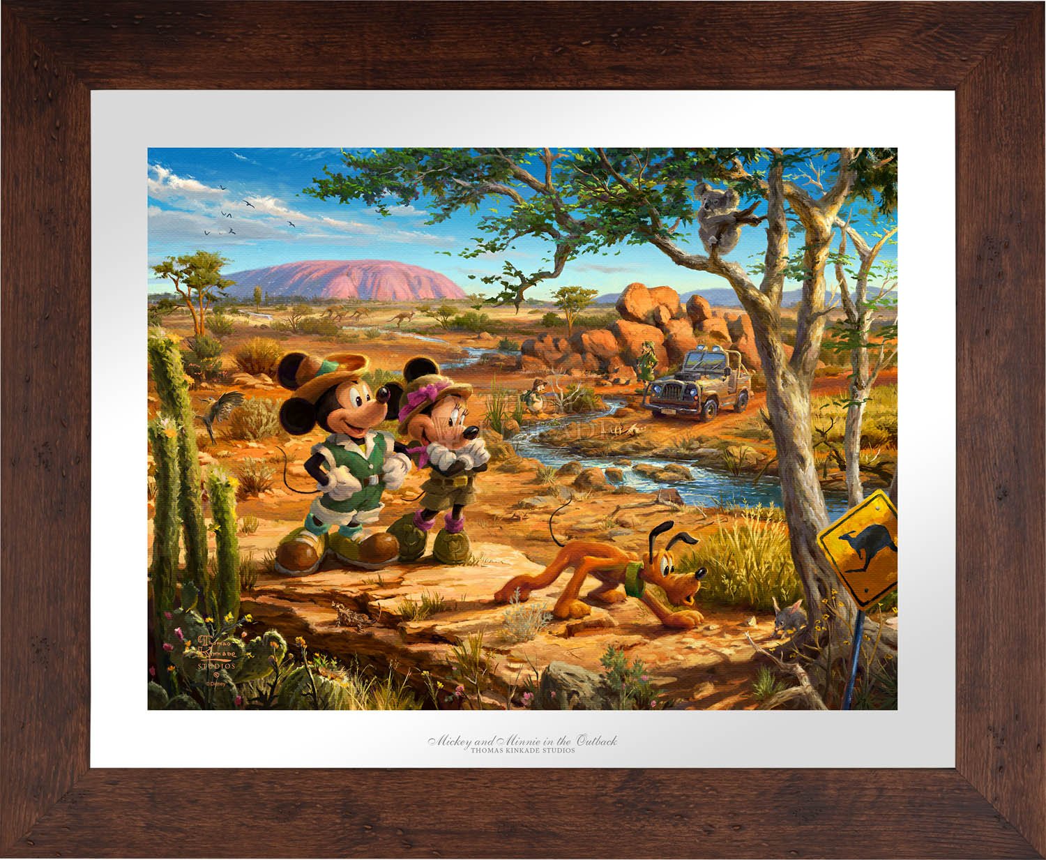 Disney Mickey and Minnie in the Outback - Limited Edition Paper (SN