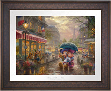 Load image into Gallery viewer, Mickey and Minnie in Paris - Limited Edition Paper (SN - Standard Numbered) - ArtOfEntertainment.com
