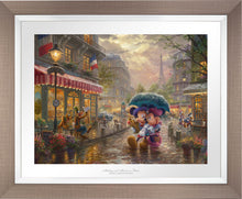 Load image into Gallery viewer, Mickey and Minnie in Paris - Limited Edition Paper (SN - Standard Numbered) - ArtOfEntertainment.com
