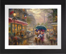 Load image into Gallery viewer, Mickey and Minnie in Paris - Limited Edition Paper (SN - Standard Numbered) - ArtOfEntertainment.com
