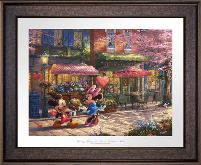 Mickey and Minnie - Sweetheart Cafe - Limited Edition Paper (SN - Standard Numbered) - ArtOfEntertainment.com