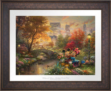 Load image into Gallery viewer, Mickey and Minnie - Sweetheart Central Park - Limited Edition Paper (SN - Standard Numbered) - ArtOfEntertainment.com
