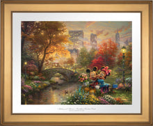 Load image into Gallery viewer, Mickey and Minnie - Sweetheart Central Park - Limited Edition Paper (SN - Standard Numbered) - ArtOfEntertainment.com
