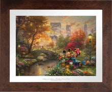 Load image into Gallery viewer, Mickey and Minnie - Sweetheart Central Park - Limited Edition Paper (SN - Standard Numbered) - ArtOfEntertainment.com
