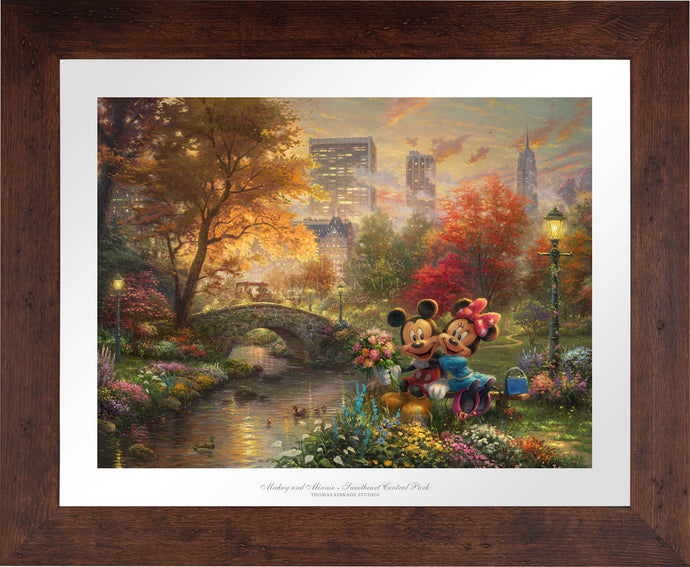 Mickey and Minnie - Sweetheart Central Park - Limited Edition Paper (SN - Standard Numbered) - ArtOfEntertainment.com
