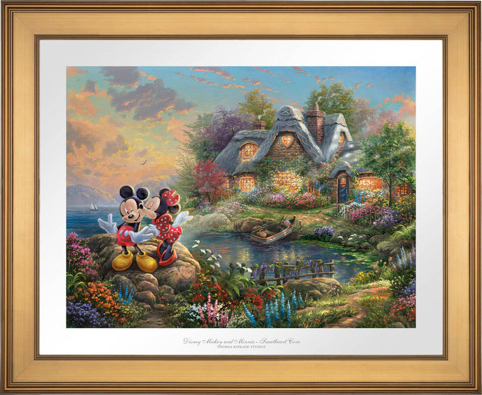 Mickey and Minnie - Sweetheart Cove - Limited Edition Paper (SN - Standard Numbered) - ArtOfEntertainment.com
