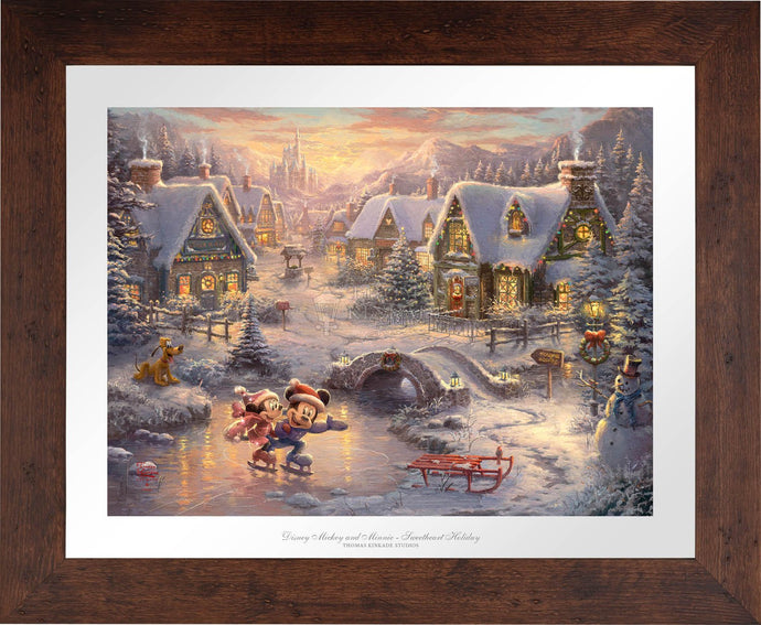 Mickey and Minnie - Sweetheart Holiday - Limited Edition Paper (SN - Standard Numbered) - ArtOfEntertainment.com