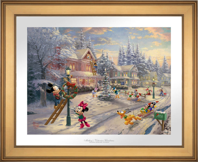 Mickey's Victorian Christmas - Limited Edition Paper (SN - Standard Numbered) - ArtOfEntertainment.com
