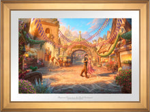 Load image into Gallery viewer, Rapunzel Dancing in the Sunlit Courtyard - Limited Edition Paper (SN - Standard Numbered) - ArtOfEntertainment.com

