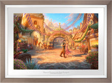 Load image into Gallery viewer, Rapunzel Dancing in the Sunlit Courtyard - Limited Edition Paper (SN - Standard Numbered) - ArtOfEntertainment.com
