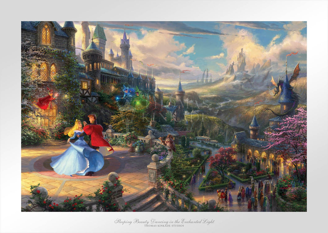 Sleeping Beauty Dancing in the Enchanted Light - Limited Edition Paper - SN - (Unframed)