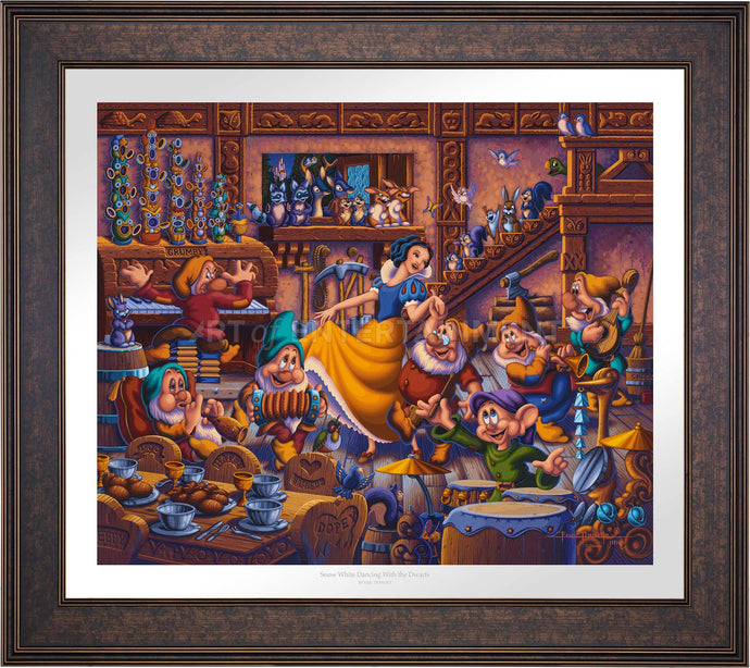 Snow White Dancing with the Dwarfs - Limited Edition Paper (SN - Standard Numbered) - ArtOfEntertainment.com