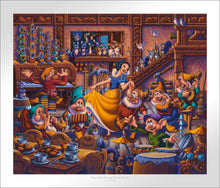 Load image into Gallery viewer, Snow White Dancing with the Dwarfs - Limited Edition Paper - SN - (Unframed)
